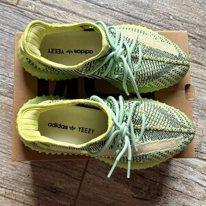 Adidas Yeezy Boost 350 V2 in Lime and Black